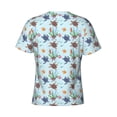 thumbnail image 6 of Vsdgher Turtle Print Men's Dry Fit Mesh Athletic Shirts Moisture Wicking Tennis T-Shirt Tops, 6 of 9