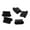 Black, variant on JZROCKER 5 Pieces Portable Silicone Type-C Plug Protects Your Devices for Phone Accessories Clear / Black