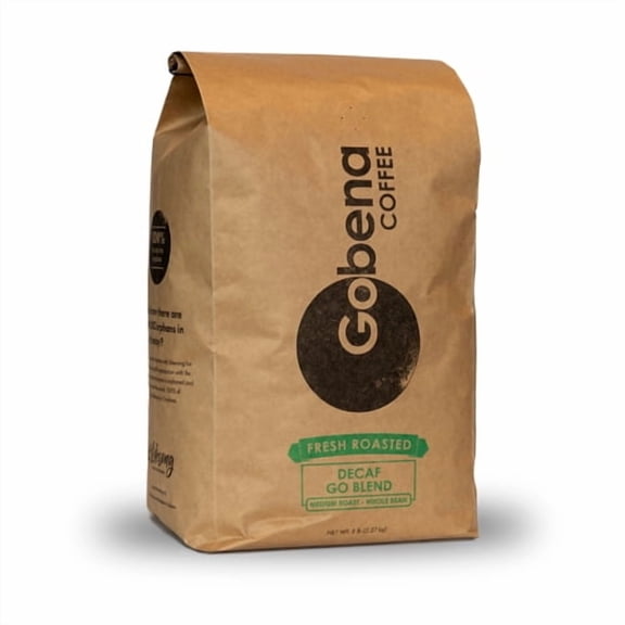 5lb Decaf Medium Roast Whole Bean Coffee