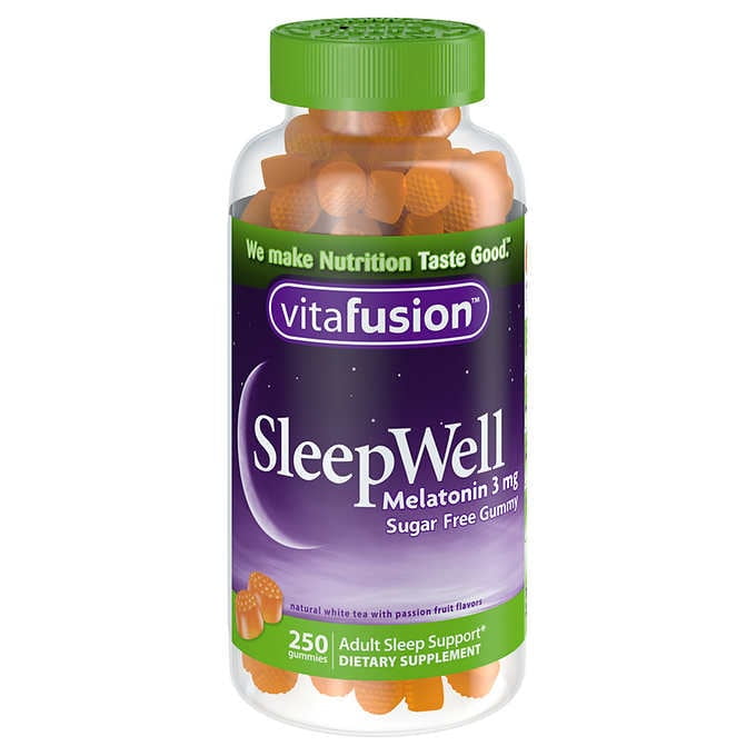 Vitafusion SleepWell Melatonin 3mg., 250 Sugar Free Gummies Walmart