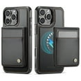 thumbnail image 2 of Dteck 2 in 1 Wallet Case for iPhone 16 Plus Compatible with MagSafe for Men Women, Detachable Magnetic Leather Wallet Case with Card Slot Holder RFID Blocking Kickstand Cover,Black, 2 of 7