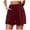 Z01-Red, variant on BYHONG Women's Summer Casual Shorts – Cute, Soft, Elastic Boxer Shorts for Comfortable Everyday Wear Grey L