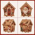 thumbnail image 2 of Christmas 3D Wooden House Diamond Painting Kit, DIY Holiday Village Craft Art Set with Beaded Decoration for Christmas Tree Hanging Ornament, Tabletop Display and Seasonal Home Decor (Santa), 2 of 10