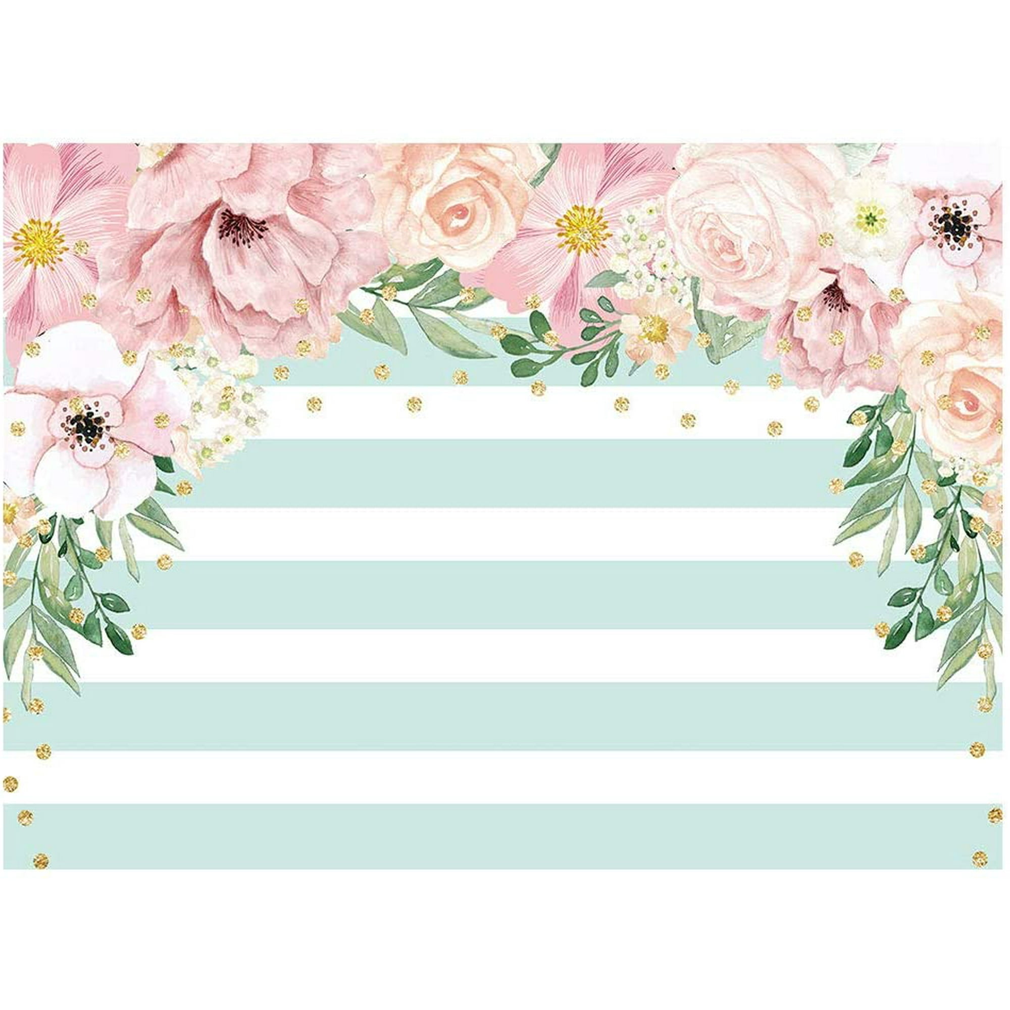 Mint Pink Background