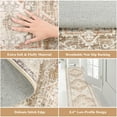 thumbnail image 2 of 2 x 8 ft Washable Hallway Runner Rugs, Non-Slip Soft Kitchen Rug Runner Laundry Room Rug, Vintage Floor Runner for Kitchen Entryway Laundry Room, 2 of 5