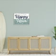 thumbnail image 2 of Stupell Industries Always Happy Hour Vintage Lake House Wave Signage Framed Wall Art, 30 x 24, Design by Lil' Rue, 2 of 5