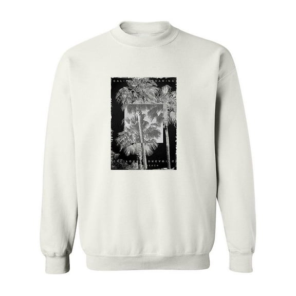 Palms California Sweatshirt Men -Image by Shutterstock, Male 3X-Large