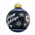 thumbnail image 1 of Winnipeg Jets Printed Glass Ball Ornament, 1 of 1