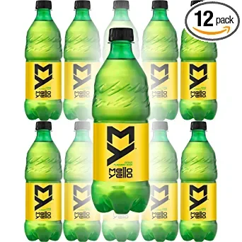 Mello Yello Soda Citrus, 20oz Bottles (Pack of 12, Total of 240 Oz)