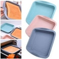 Pmars Clearance！Cake Pan 8X8 Baking Pan Pan Nonstick Silicone Cake Silicone Baking for Cakes