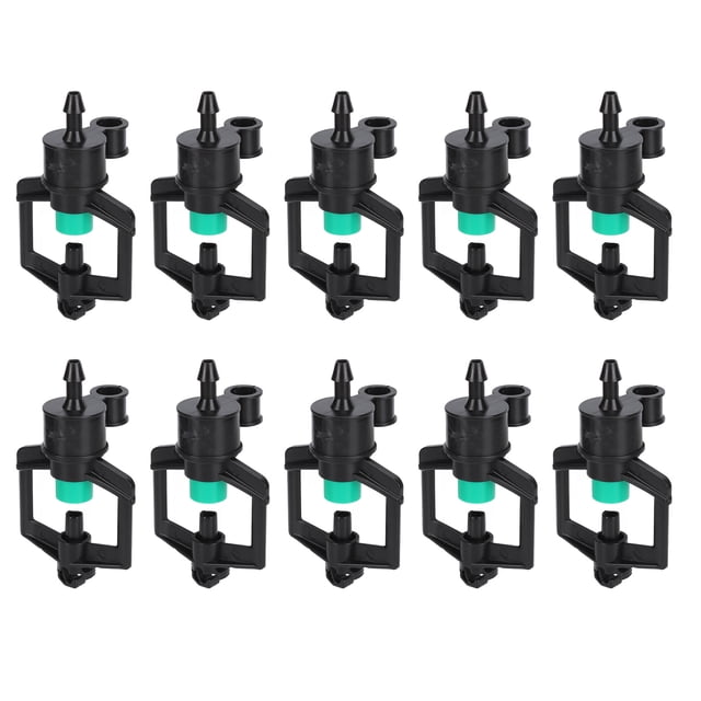 Accesorios de riego, 10 goteros de riego, microaspersores de 4 mm, tecnología avanzada