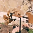thumbnail image 5 of Garden Rock Band Windmill, Handmade Metal Rock Band Windmill, Percussionist Music Figurines and Statues, Wind Spinners for Yard Lawn Garden Patio Decor, Guitar Decor, Drummer Decor (Guitar), 5 of 5