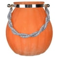 thumbnail image 1 of Benzara BM152893 Vibrant Bellied Frosted Vase, Orange, 1 of 1