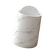 thumbnail image 4 of Papelera de baño de mármol, cesta de basura, decoración del hogar, papelera, basura doméstica Blanco Grande, 4 of 9