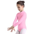 thumbnail image 3 of YiZYiF Kids Girls Cutout Back Gymnastics Exercise Leotard Ballet Basic Dance Wear, 3 of 7
