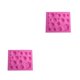 thumbnail image 4 of Molde de silicona para Fondant de flor de Rosa Naiovety 2Conjunto Rosa, 4 of 6