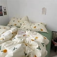 thumbnail image 2 of Cute Cherry Duvet Cover Set with Pillowcase Ins Style No Filler Flat Sheet Floral Boys Girls Queen Full Size Home Bedding Kit, 2 of 5