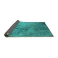 thumbnail image 2 of Ahgly Company Indoor Rectangle Oriental Turquoise Blue Industrial Area Rugs, 3' x 5', 2 of 4