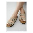 thumbnail image 6 of Project Cloud 100% Genuine Leather Cork Footbed Womens Sandals, Slippers for Women (Venita), 6 of 7