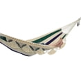 thumbnail image 3 of Hammock Nicaraguayen - Luxe - Bleu Vert Blanc, 3 of 10