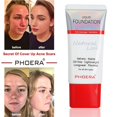 thumbnail image 3 of PHOERA-Base de maquillaje líquida Mineral Touch Control de aceite mate, cobertura completa, 24 horas, base de larga duración, TSLM1, 3 of 5
