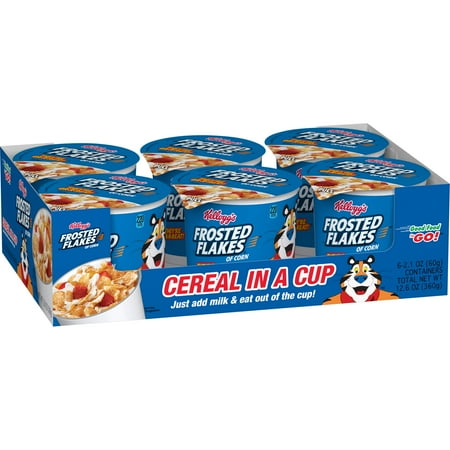 Frosted Frame - Kellogg's Breakfast Cereal Frosted Flakes, Original, 12.6 Oz, 6 Ct