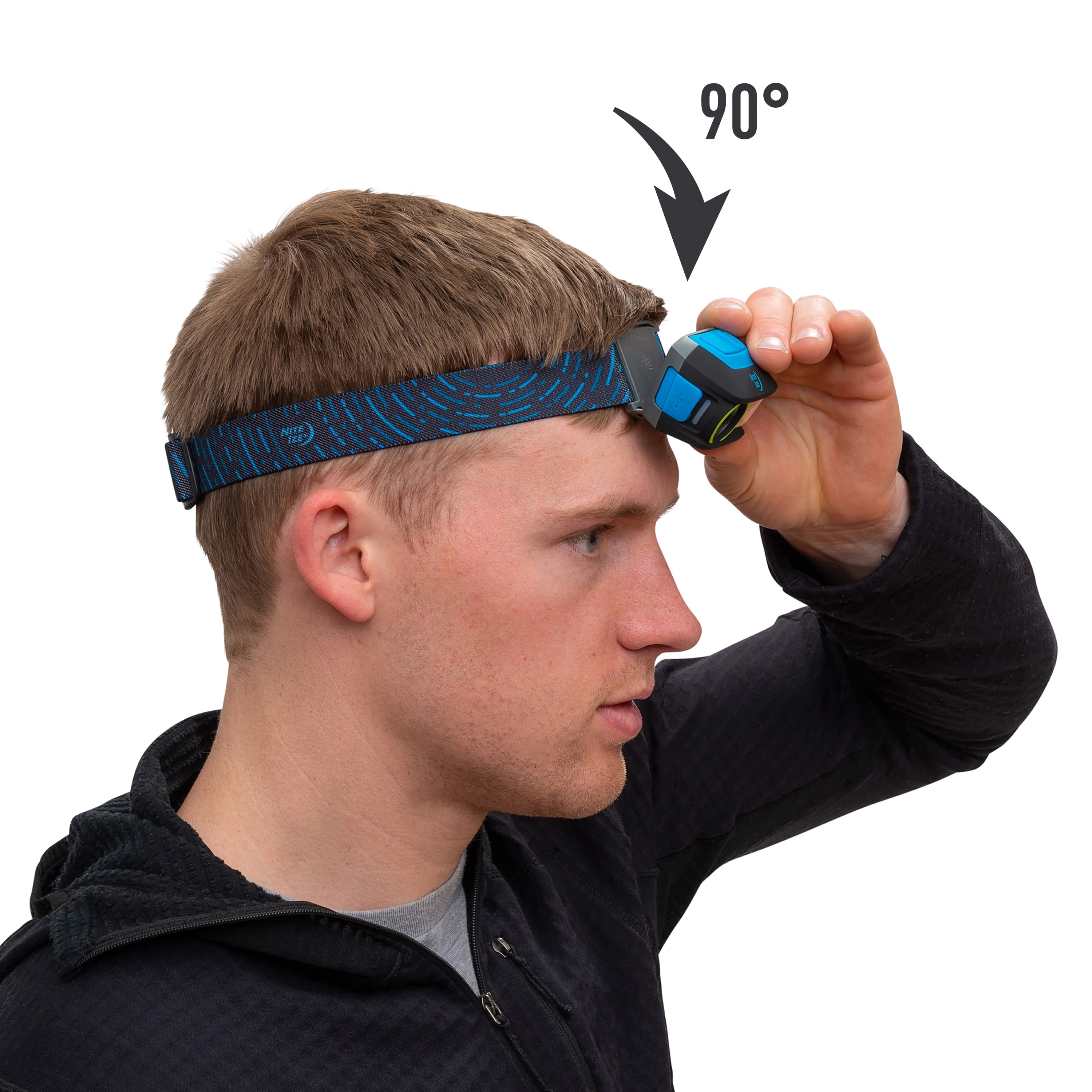 Nite Ize Radiant® 300 Rechargeable Headlamp - Blue