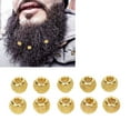 thumbnail image 3 of Beard Rings, Quick Long Lasting Multifunctional Hollow Beard Beads Fit  For Braids For Hair For Extensions, 3 of 8