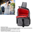 thumbnail image 4 of Mochila Para Cámara, Bolsa Impermeable De EVA Para Fotografía De Viaje Con Divisores Extraíbles, Acceso Con Doble Cremallera, Apertura Lateral Rápida Y Bolsillo Frontal En L,, 4 of 7