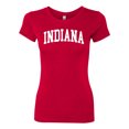 thumbnail image 2 of Wild Bobby State of Indiana College Style Women Slim Fit Junior Tee, 2 of 6