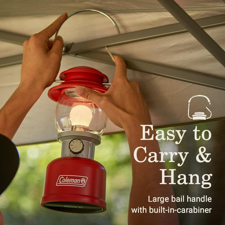 Coleman Classic 500 Lumens LED Lantern, Red | Coleman