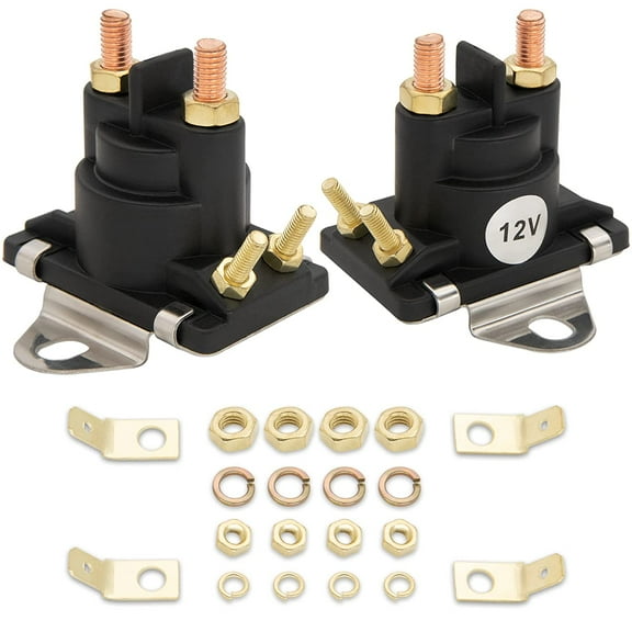 RightOn 12V Power Trim Solenoid Switch For Outboard Motors 35-275 HP 89-846070 89-94318 MerCruiser 89-96158T (2PC)