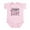 Petal Pink, variant on CafePress - In Fight Because My Breast Cancer Infant Bodysuit - Baby Light Bodysuit, Size Newborn - 24 Months