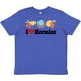 thumbnail image 3 of Inktastic I Heart Hermit Crabs Youth T-Shirt, 3 of 5