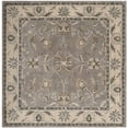thumbnail image 2 of Safavieh Heritage Anrai Oriental Wool Area Rug, Gray/Beige, 6' x 6' Square, 2 of 9