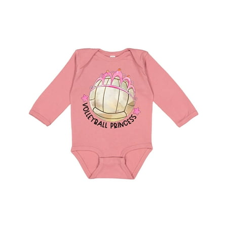 

Inktastic Volleyball Princess- Tiara Gift Baby Girl Long Sleeve Bodysuit