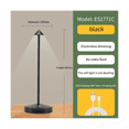 thumbnail image 2 of 1800MAh Rechargeable Led Table Lamp Modern Touch Adjustment Table Lamp for Bedroom Restaurant Decoration Light Black, 2 of 5