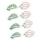 thumbnail image 4 of Clips de papel metálicos con forma de guisante y fresa, antideslizantes, antioxidantes, con caja de almacenamiento para clasificación de archivos, 100 Uds., 4 of 5