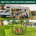 thumbnail image 2 of Historyli Corral para Perros,Valla de 8 Paneles Interior/Exterior,Corral de Ejercicio para Mascotas/Cachorros de Metal,Puerta Ancha y Umbral Bajo,Corral Portátil para Mascotas,32*40 Pulgadas, 2 of 6
