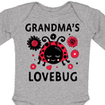 thumbnail image 4 of Inktastic Valentine's Day Grandma's Lovebug Girls Long Sleeve Baby Bodysuit, 4 of 5