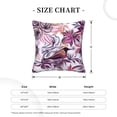 thumbnail image 4 of ZNDUO Square Home Decorative Throw Pillows, Corduroy Abstract Botanical Art Pattern Couch Pillows, Throw Pillows for Bed, 18"x18", 4 of 8