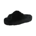 thumbnail image 3 of Women ry Slippers with Rubber Sole Open Toe Autumn Winter House Slippers 35, 3 of 9