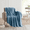 Blue, variant on Bourina Herringbone Navy Throw Blanket for Couch, Suitable for Adult, Soft and Lightweight, 50"x 60"