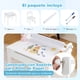 thumbnail image 5 of Costway Juego de Mesa y Silla para Niños Mesa de Actividades con Almacenamiento y Soporte para Rollo de Papel para Dibujar Estudiar Jugar, 5 of 9