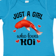thumbnail image 4 of Inktastic Just a Girl Who Loves Koi Fish Girls Baby Bodysuit, 4 of 5