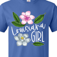 thumbnail image 4 of Inktastic Louisiana Girl Magnolia Flowers and Leaves T-Shirt, 4 of 5