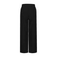 thumbnail image 4 of Birdeem Pantalon Grand Taille Haute pour Femmes Mode Couleur Unie Taille Haute Grand Jambe Droite Pantalon Décontracté Grand Jambe pour Femmes Taille Haute, 4 of 4