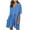 Blue summer dresses, variant on Usmixi Summer Dresses for Women Plus Size Cotton Linen Button Down Pleated Swing Tunic Dresses 2023 Casual Short Sleeve V-Neck Plain Mini Dress Beige s