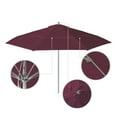 thumbnail image 2 of California Umbrella Venture 11' Silver Market Umbrella in Purple, 2 of 5