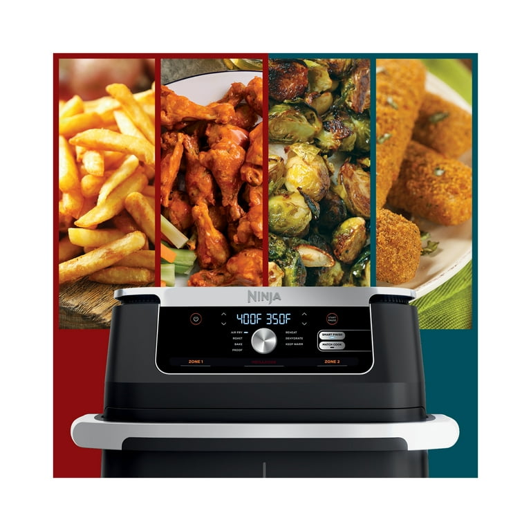 Ninja Foodi DualZone FlexBasket Air Fryer, 11-qt MegaZone, Family